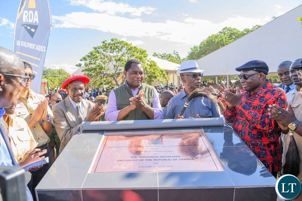 President Hichilema commissions Mongu-Limulunga Road