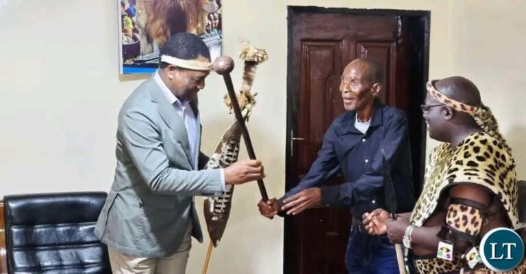 President Hichilema mourns Paramount Chief Mpezeni