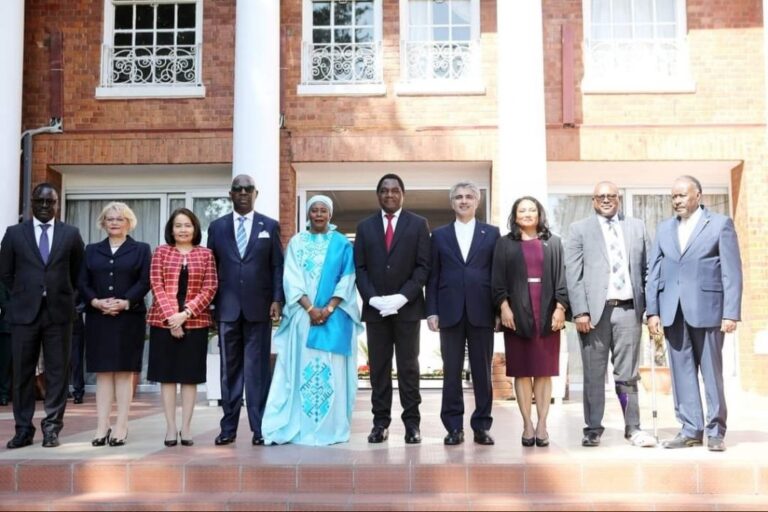 President Hichilema receives credentials