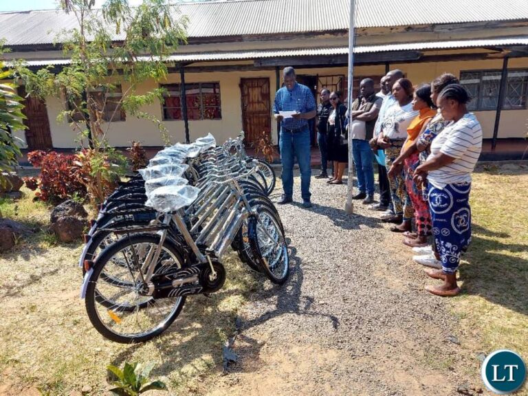 Govt. hands over 31 bicycles to Luangwa community volunteers