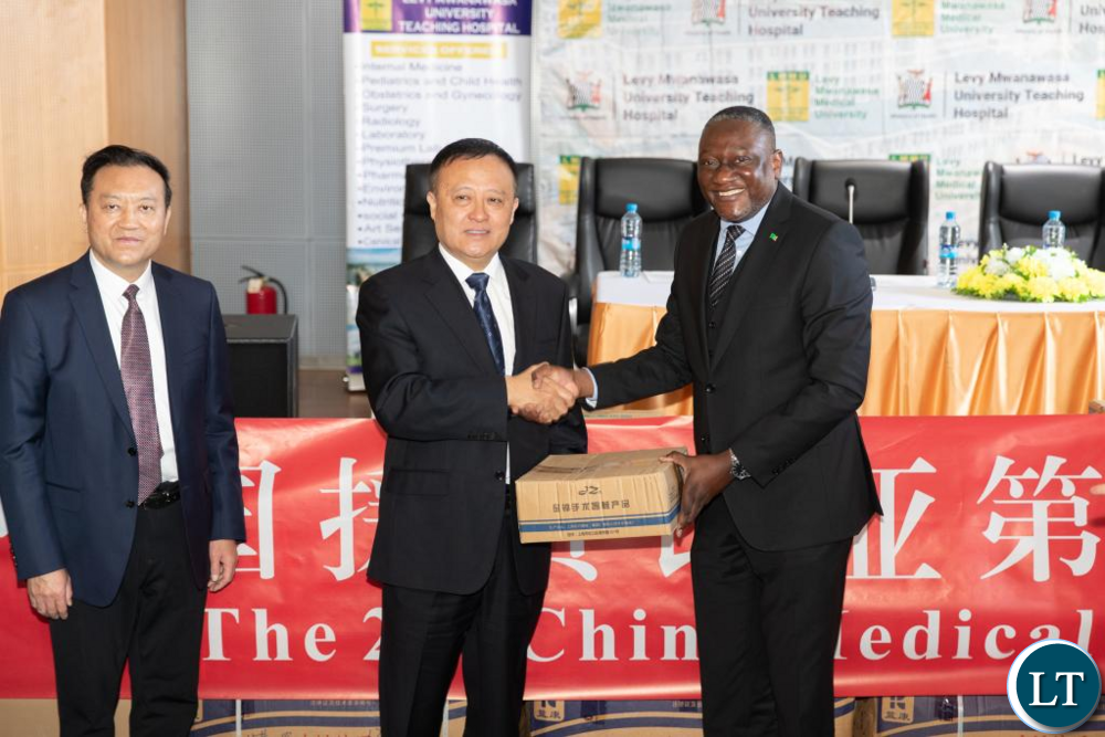 Chinese delegation donates supplies to LMUTH