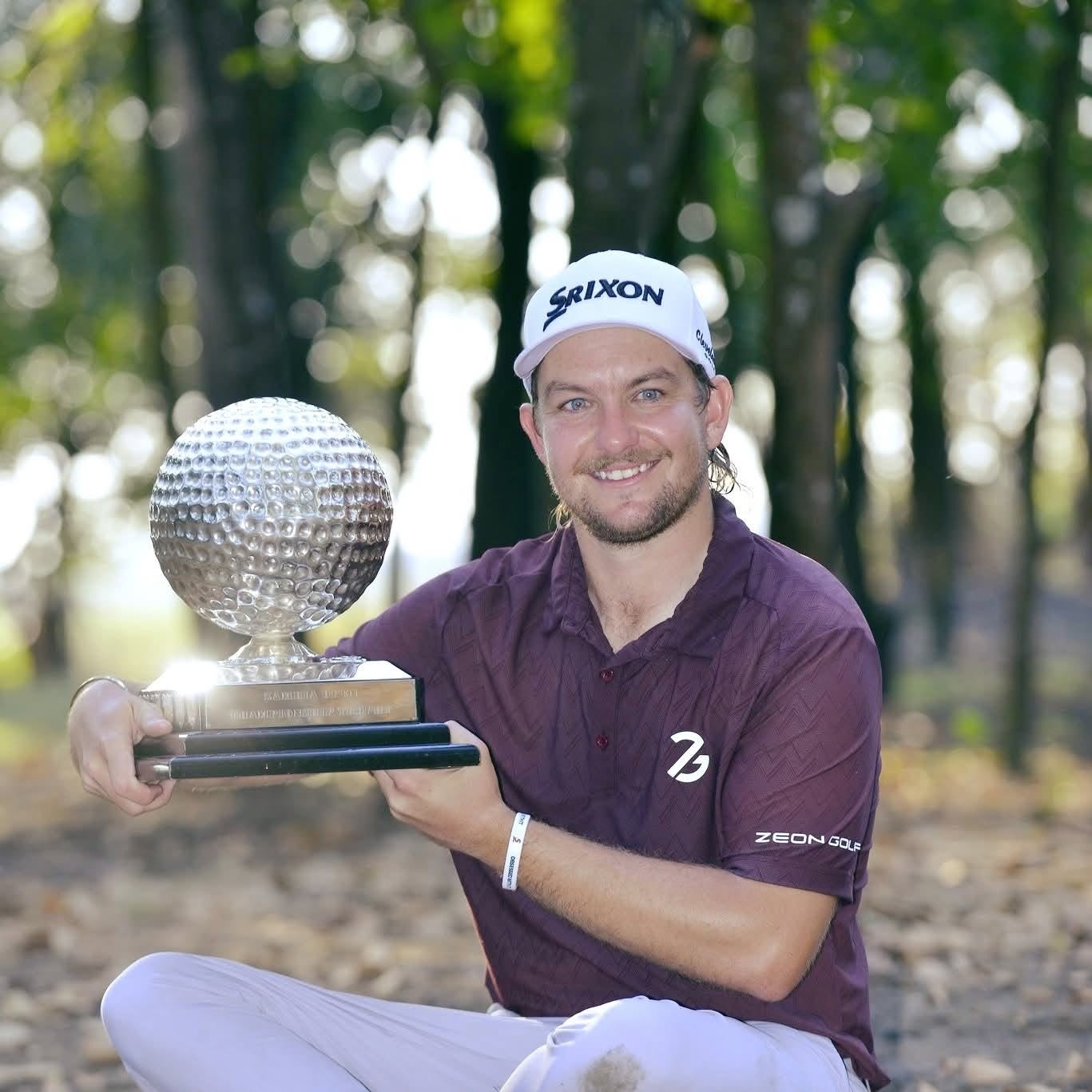 Zim golfer celebrates Zambia open triumph
