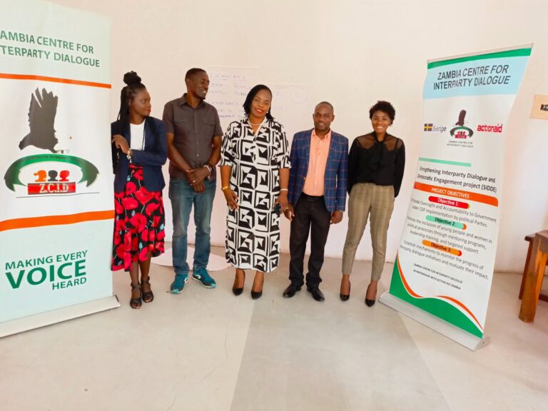 ZCID commends ECZ for improved stakeholder engagement