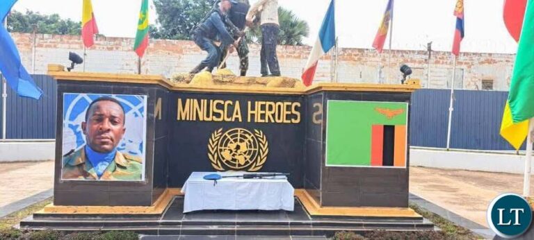 UN Honours Tow Fallen Zambia Soldiers