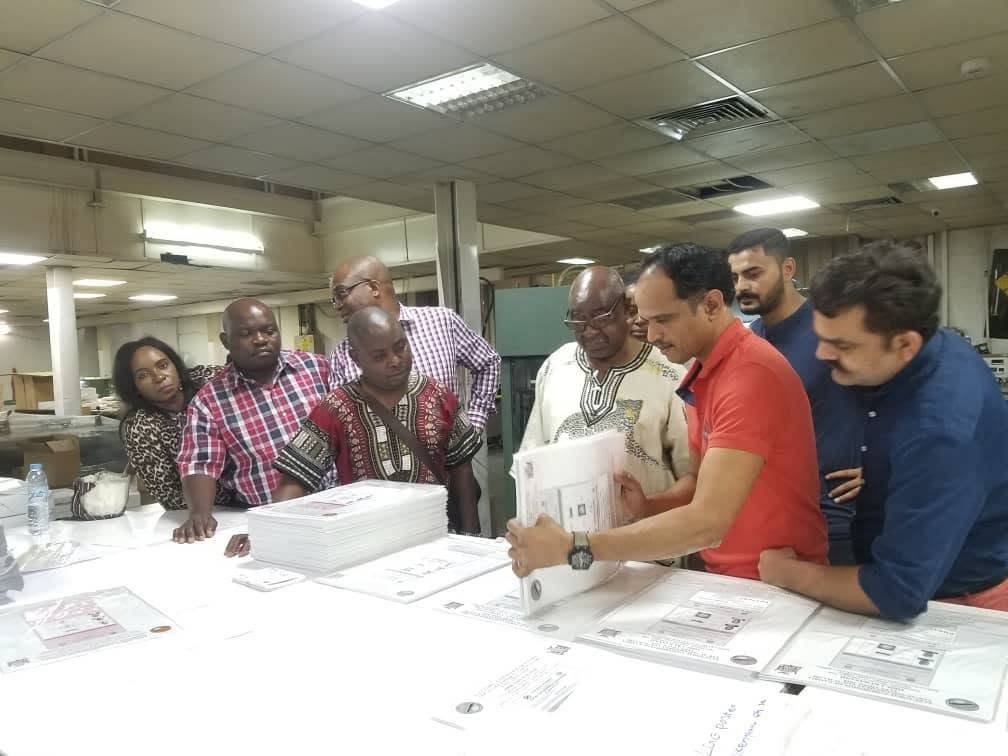 Ballot papers for 84 constituencies printed