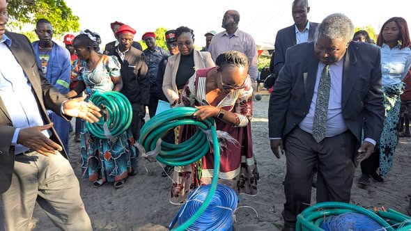 Government hands over mechanised farming equipment in Limulunga