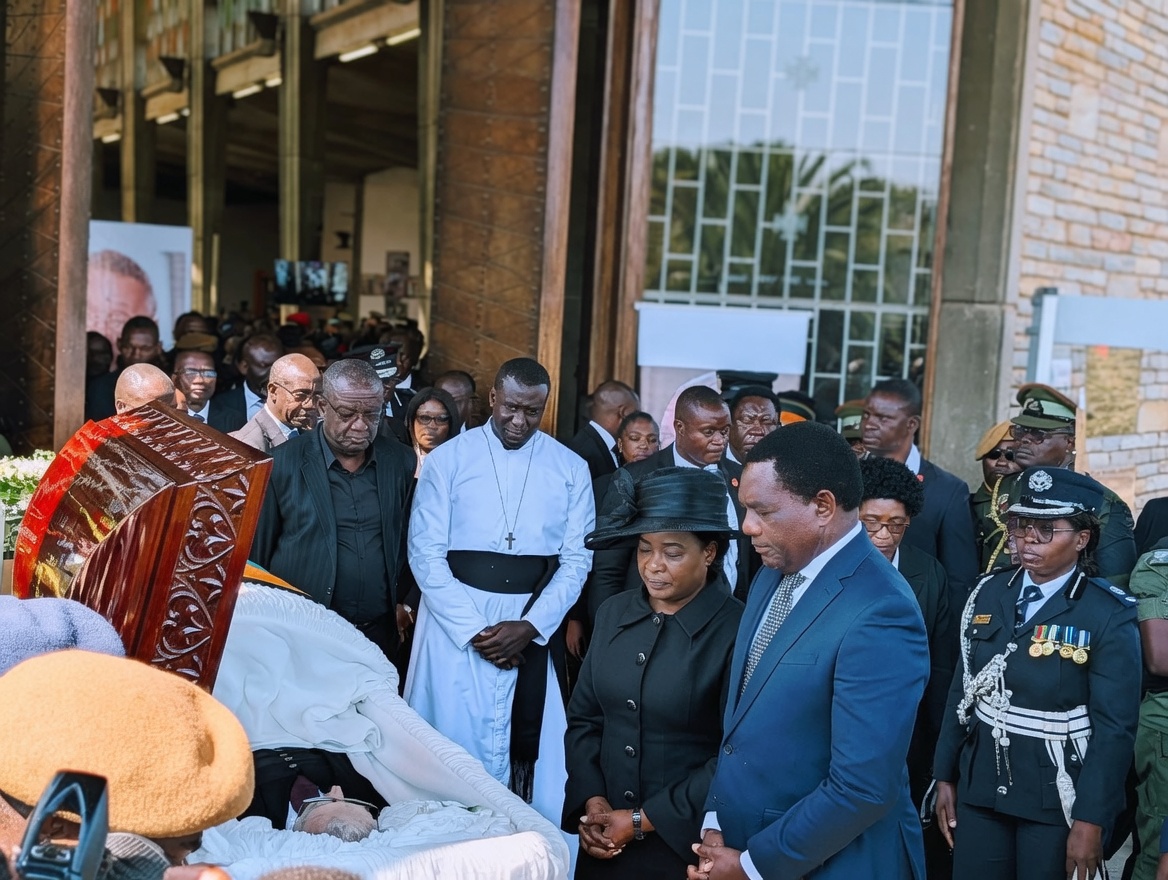 President Hichilema, First Lady Pay Final Respects to Dr. Guy Scott