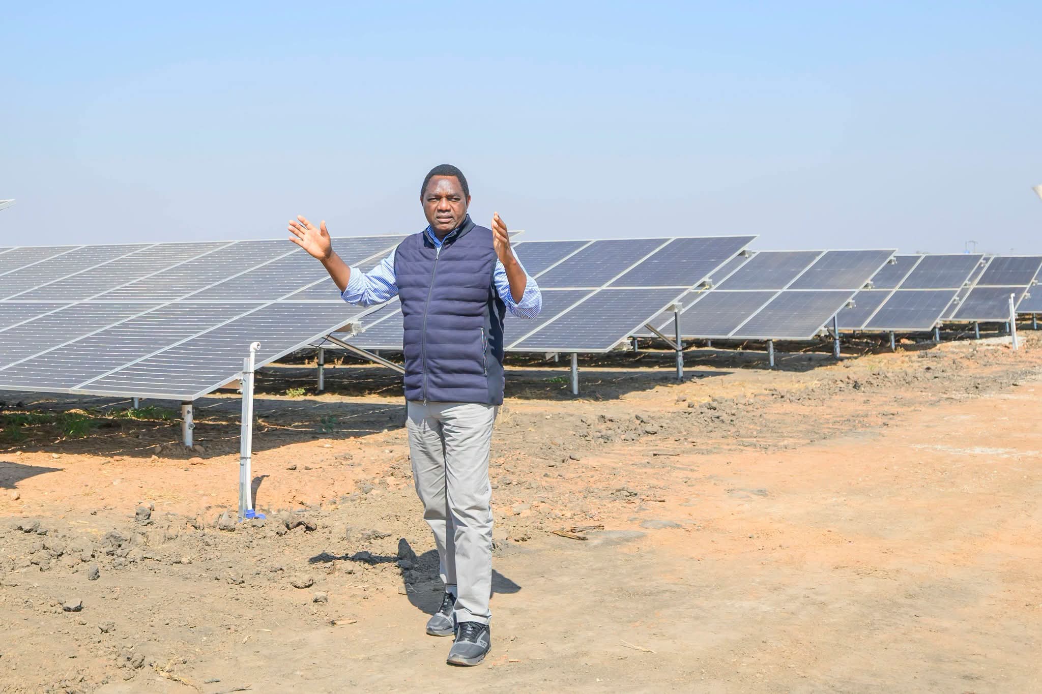 President Hichilema commissions Chisamba Phase II Solar Power Plant